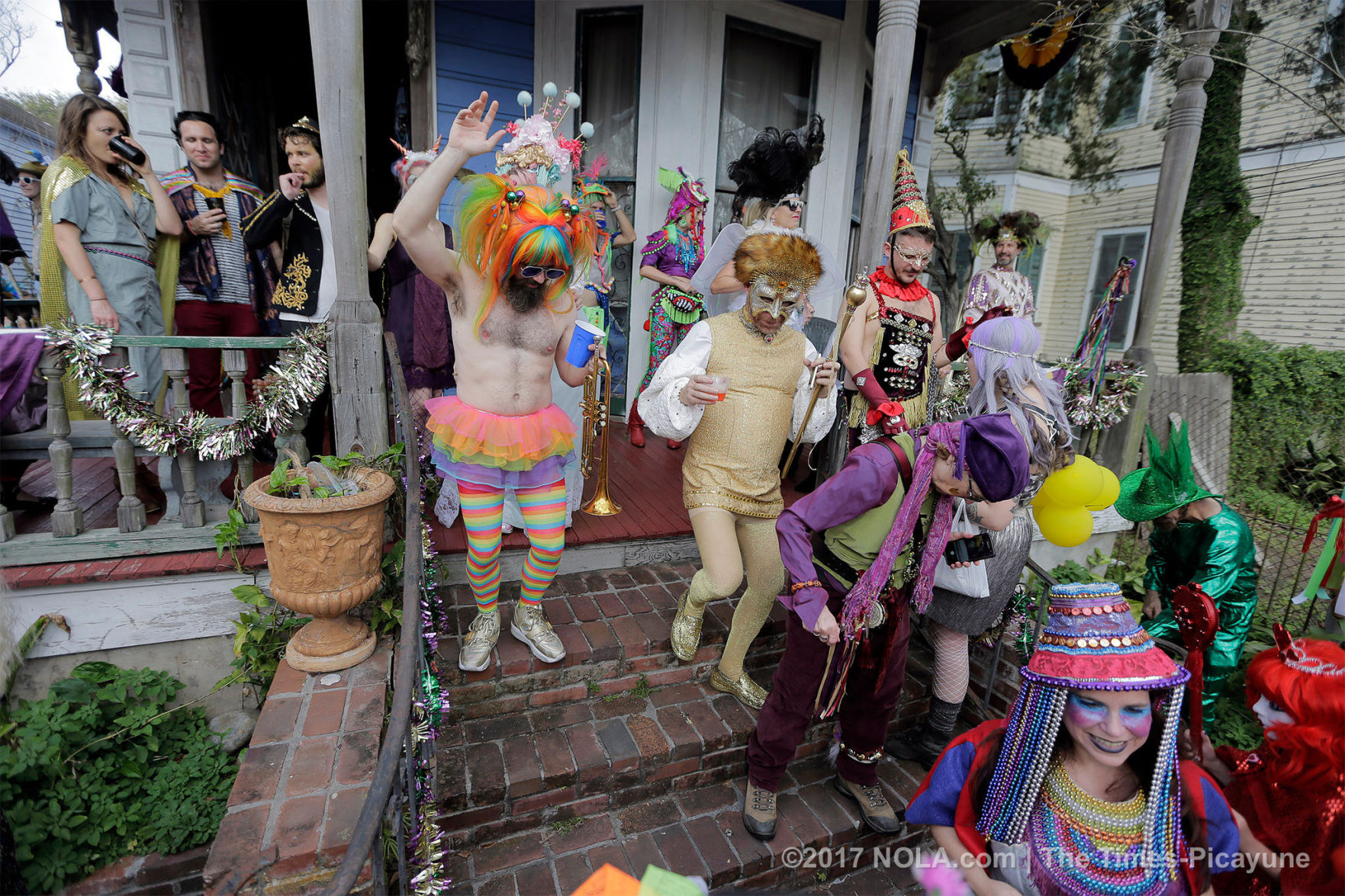 Mardi Gras: Societe de Sainte Anne meanders through New Orleans neighborhoods